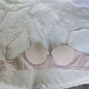 Elegant Purple Lace Bra